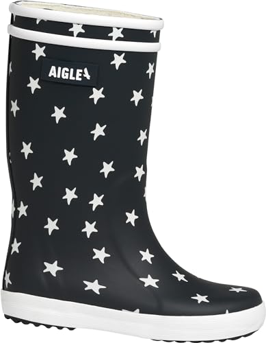 Aigle Jungen Unisex Kinder Lolly Pop Play2 Gummistiefel, Marineblauer Stern, 25 EU von Aigle