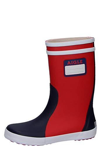 Aigle Lolly Pop Label Rouge/Ind Gummistiefel, Indigo-Rot, Weiß, 24 EU von Aigle