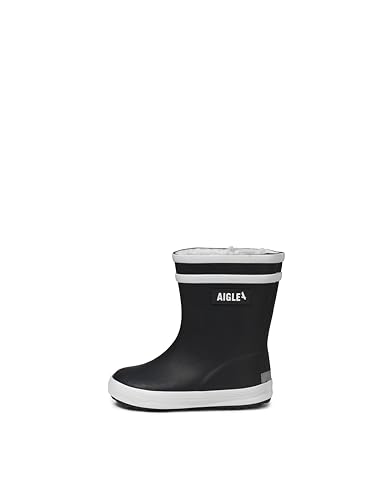 Aigle Unisex Baby FLAC FUR 2 Gummistiefel, Marine, 19 EU von Aigle