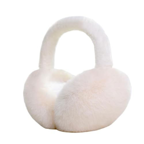 Ailan Schwarze Ohrenschützer für Damen, Schaffell, Winter, kaltes Wetter, verstellbare Ohrenwärmer, Winter Ohrenschützer für Frauen, Plüschfell Ohrenschützer, A Ailan Schwarze Ohrenschützer für Damen, Schaffell, Winter, kaltes Wetter, verstellbare Ohrenwärmer, Winter Ohrenschützer für Frauen, Plüschfell Ohrenschützer, A von Ailan