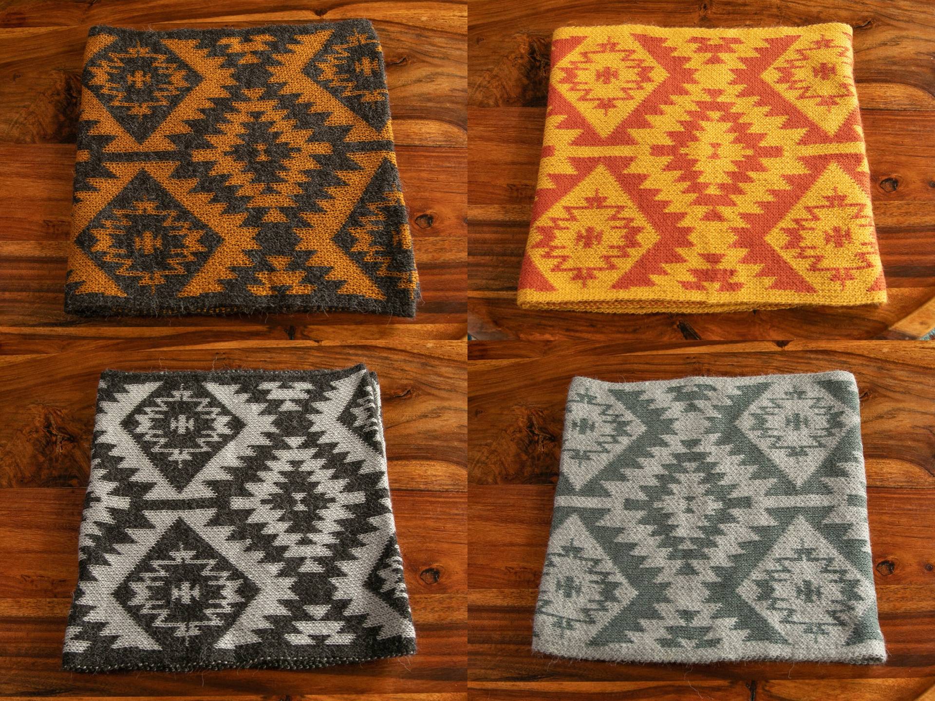 Alpaka Schal, Wollschal, Schal Damen, Gestrickt, Loopschal, Alpakaschal, Herren, Inkamuster, Perfektes Geschenk von AimaraDesign