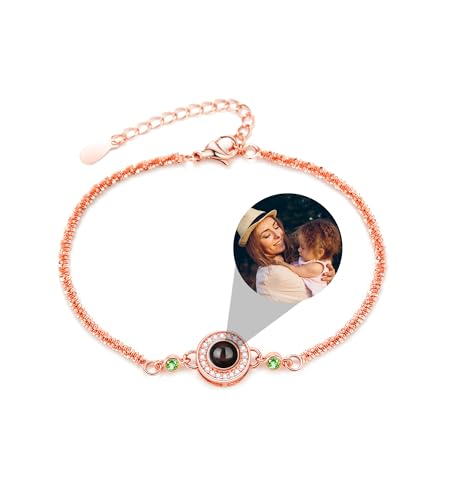 Aina Lighting Personalisiertes Foto-Armband für Frauen, personalisierbares Projektionsarmband mit Bild im Inneren, Gedenkschmuck, Geschenke für Freundin, Ehefrau, Mutter, beste Freundin, 15+5cm, Stein Aina Lighting Personalisiertes Foto-Armband für Frauen, personalisierbares Projektionsarmband mit Bild im Inneren, Gedenkschmuck, Geschenke für Freundin, Ehefrau, Mutter, beste Freundin, 15+5cm, Stein von Aina Lighting