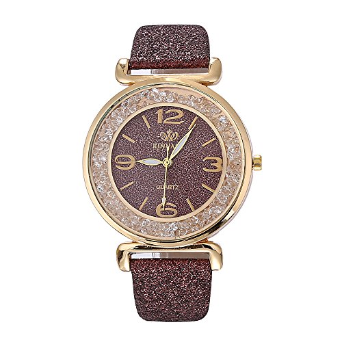 Muttertagsgeschenk Uhr Damen Armbanduhren Damen Uhr Dame Uhre Damen Armbanduhr Damen Uhren Analog Quarz Armband Elegante Luxus Bicolor Schmuck Geschenk für Sie Mädchen Frauen Muttertag von Ainiyo