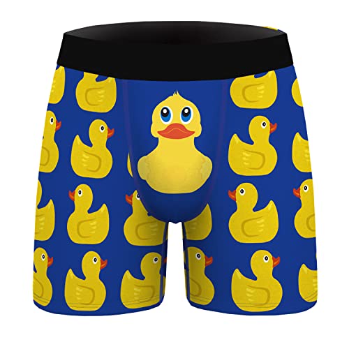 Ainuno Lustige Boxershorts für Herren, Unterwäsche, Geschenke für Männer, kein Eingriff, Ente, Medium von Ainuno