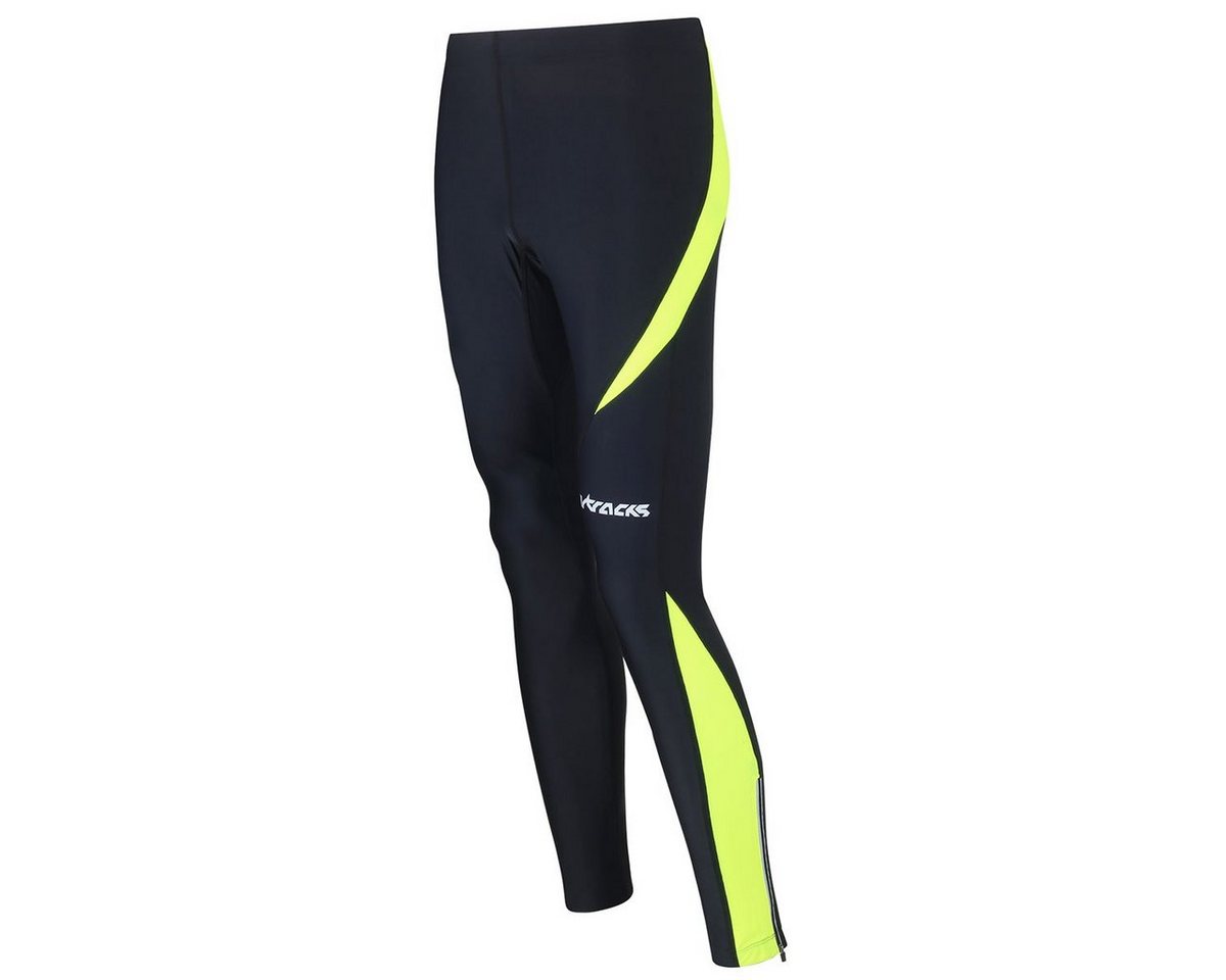 Airtracks Lauftights Herren Laufhose Lang Pro Sporthose mit Kompressionswirkung & Quick Dry Funktion, » S M L Xl XXL XXXL « von Airtracks