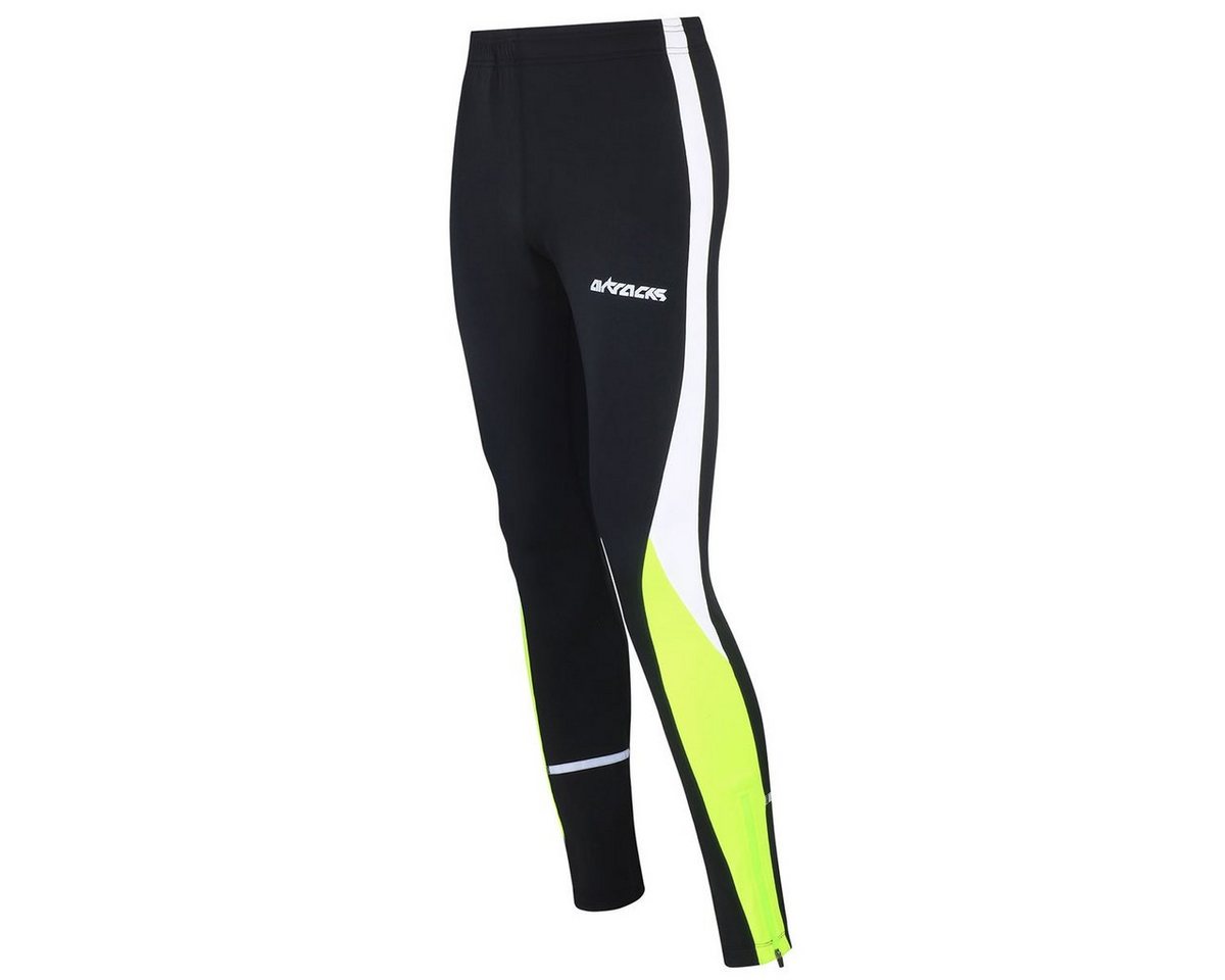 Airtracks Lauftights Herren Thermo Laufhose Lang Funktions Sporthose mit warme Thermoqualität, bei kaltem Wetter » S M L Xl XXL XXXL « von Airtracks