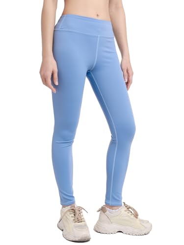 Aiseyi Sportleggins Kinder Mädchen Komfortable Sporthose Sport Leggings Lang Yoga Leggings für Jogging Training Sportunterricht Blau 140 von Aiseyi