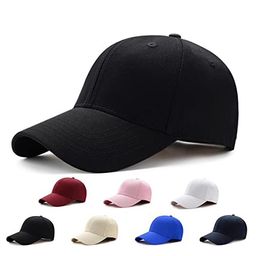 Aisprts Baseball Cap Verstellbar Baumwolle Unisex Für Herren Und Damen Outdoor Cappy Pferdeschwanz Basecap Damen Sommer Kappe Sonnenschutz Schildmütze von Aisprts