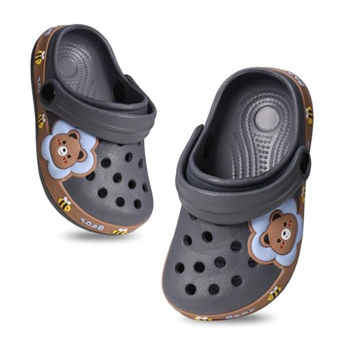 Aisprts Unisex Clogs Kinder Gartenschuhe für Jungen Mädchen rutschfeste Gartenclogs Dinosaurier Pantoletten Kinder Gummi Hausschuhe Sommer Kinder Hausschuhe Latschen (GY,30) von Aisprts