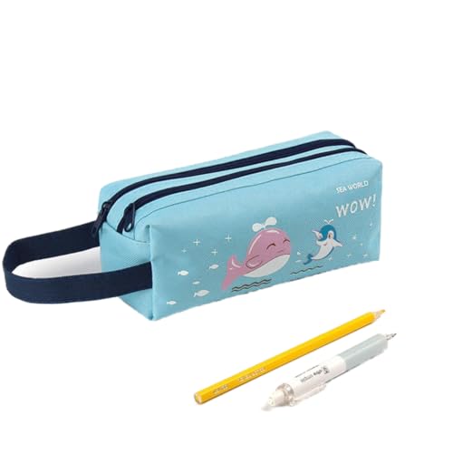 AkmAsk Federmäppchen Schüler Schreibwaren Kawaii Stift Aufbewahrungstasche Schöne niedliche Cartoon Federmäppchen Box Studenten Zubehör-C von AkmAsk