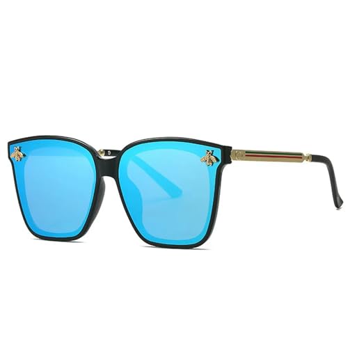 AlHECE Sonnenbrille Frauen Rahmen Quadratische Sonnenbrillen Männer Im Freien Brillen Uv400 Oculos De Sol-Blau von AlHECE