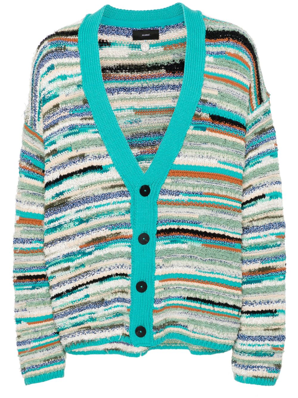 Alanui Gestreifter Madurai Cardigan - Blau von Alanui