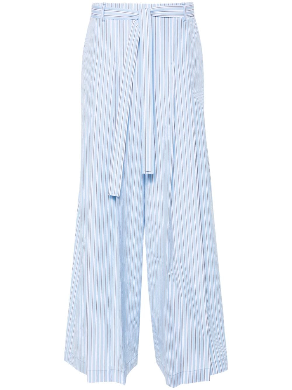 Alberta Ferretti Palazzohose mit Falten - Blau von Alberta Ferretti