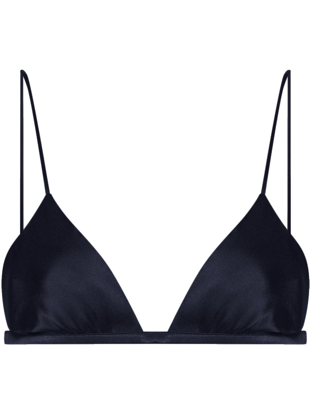 Alberta Ferretti Triangel-Bralet aus Satin - Blau von Alberta Ferretti