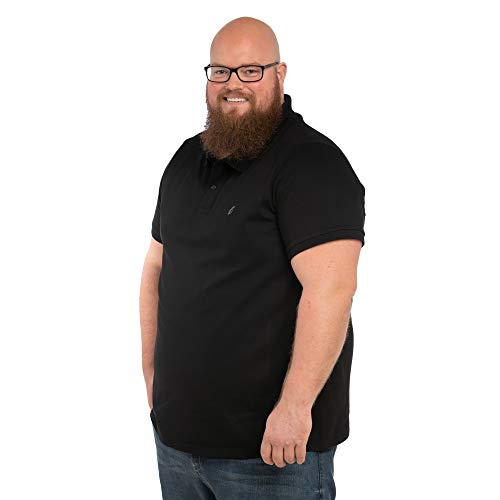 Alca Poloshirt für Männer mit Übergröße Bauchumfang 2XL-8XL Kurzarm Herren Polo Shirt | Shirt Short Sleeve 7XL-B Schwarz Alca Poloshirt für Männer mit Übergröße Bauchumfang 2XL-8XL Kurzarm Herren Polo Shirt | Shirt Short Sleeve 7XL-B Schwarz von Alca Fashion