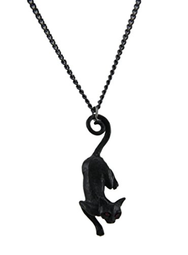 Alchemy Gothic Cat Sith Halskette schwarz von Alchemy Gothic