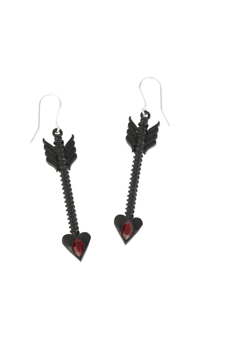 Alchemy Gothic - Gothic Ohrring - Desire Moi - für Damen - schwarz/rot von Alchemy Gothic