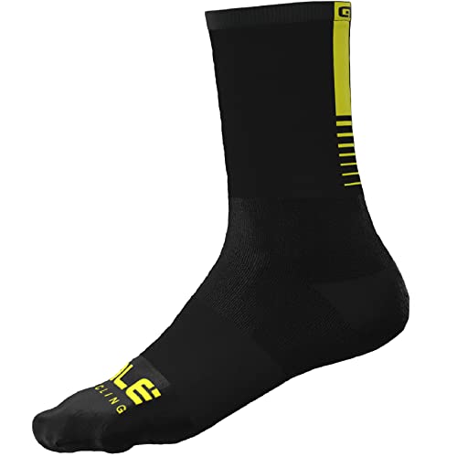 Alé Cycling Unisex Leicht: 16 cm Radsocken, Black, L von Alé Cycling