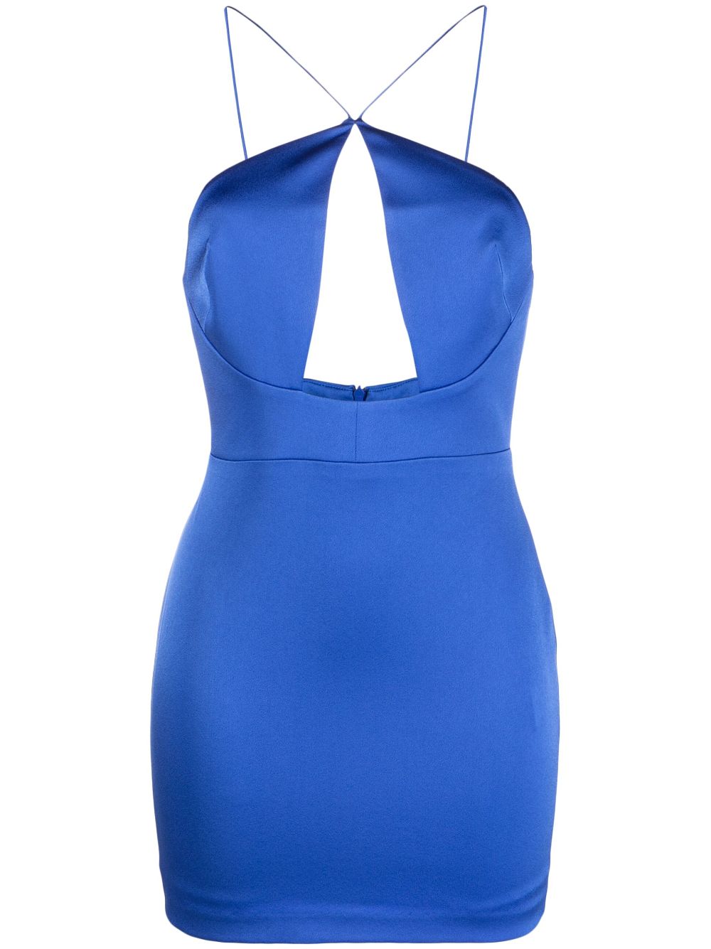 Alex Perry Minikleid aus Satin - Blau von Alex Perry