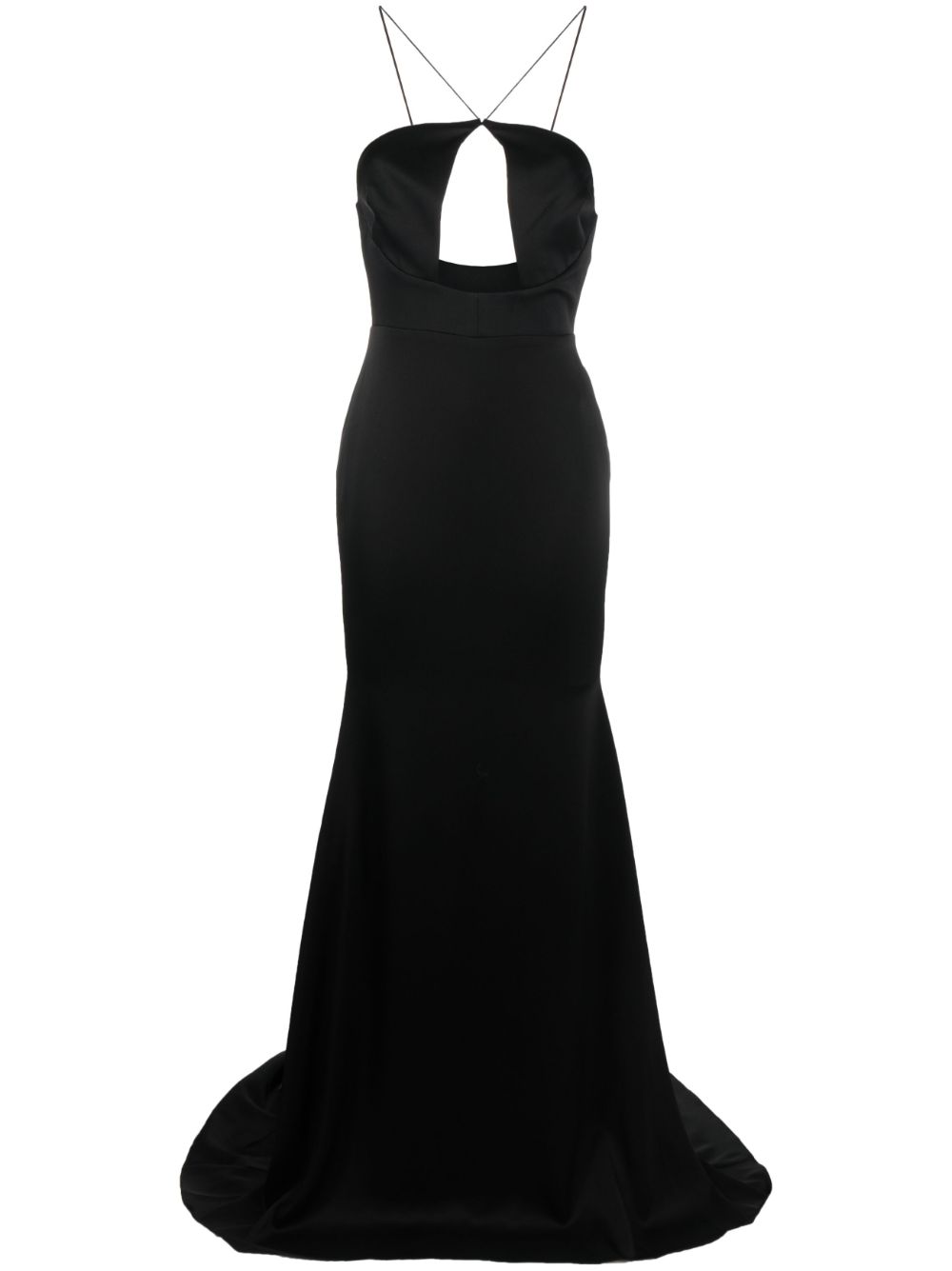 Alex Perry Maxikleid mit Cut-Out - Schwarz von Alex Perry