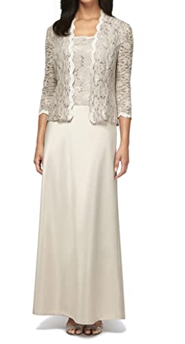 Alex Evenings Langes Damenkleid mit Satinrock - - 42 Alex Evenings Langes Damenkleid mit Satinrock - - 42 von Alex