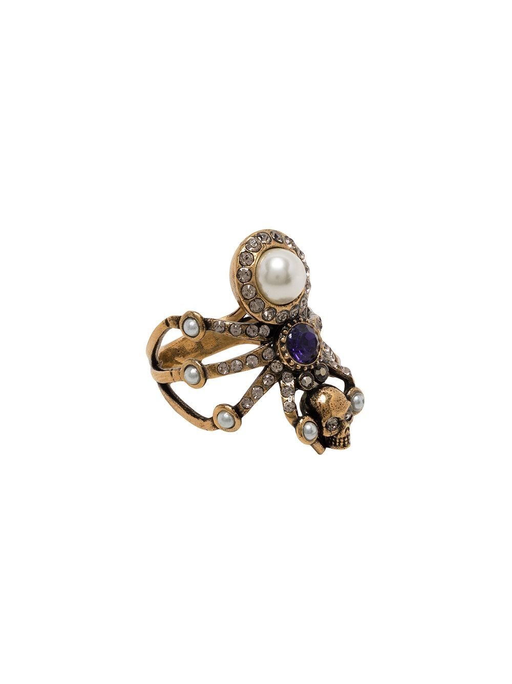 Alexander McQueen Verzierter Ring im Spinnendesign - Gold von Alexander McQueen