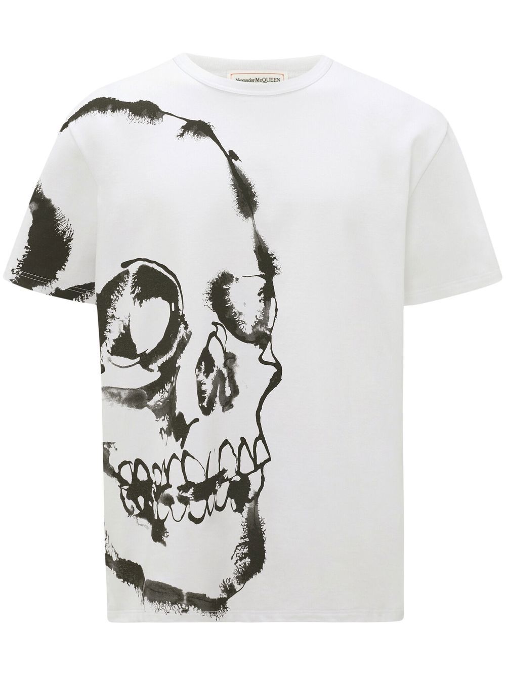 Alexander McQueen T-Shirt mit Totenkopf-Print - Weiß von Alexander McQueen