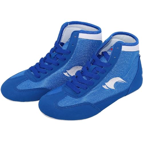 Alexchemia Boxschuhe für Kinder,Wrestling-Schuhe für Teenager,Unisex-High-Top-Trainings-Boxstiefel für Erwachsene,Wettkampf-Ringerschuhe für Herren Damen,Boxing Shoe/Boots für Jungen Mädchen,30–46EU von Alexchemia