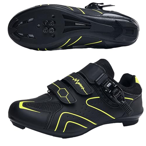 Alexchemia Fahrradschuhe für Rennräder,Rennradschuhe,Radschuhe Professionelle Herren/Damen,Fahrradschuhe Unisex Fahrradschuhe Drinnen/Draussen,Outdoor-Rennradschuhe,Atmungsaktiv und Leicht(36-47EU) von Alexchemia