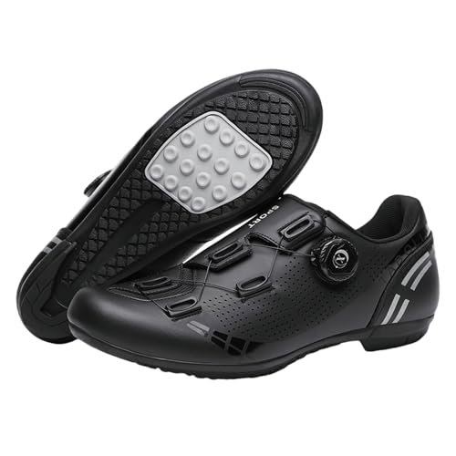 Alexchemia Rennradschuhe,Fahrradschuhe für Damen und Herren,Rennrad- und Mountainbike-Schuhe,Fahrradschuhe,Leichte Nylonsohlen,Verschleißfest und Atmungsaktiv,Drehbare Schuhschnalle von Alexchemia