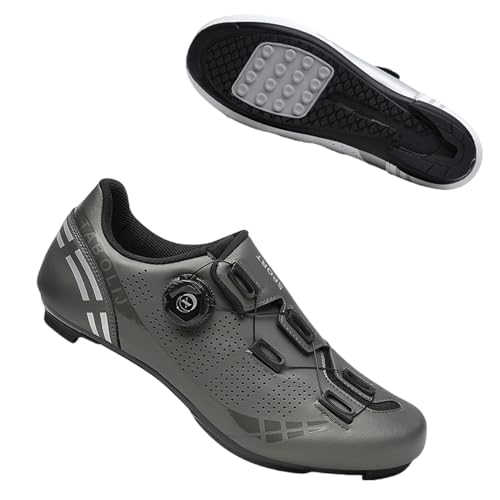 Alexchemia Rennradschuhe,Fahrradschuhe für Damen und Herren,Rennrad- und Mountainbike-Schuhe,Fahrradschuhe,Leichte Nylonsohlen,Verschleißfest und Atmungsaktiv,Drehbare Schuhschnalle von Alexchemia