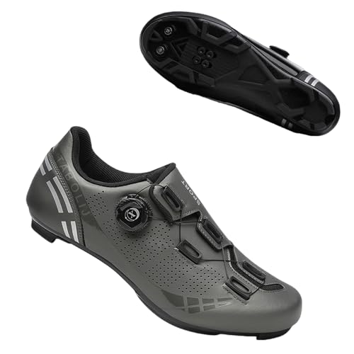 Alexchemia Rennradschuhe,Fahrradschuhe für Damen und Herren,Rennrad- und Mountainbike-Schuhe,Fahrradschuhe,Leichte Nylonsohlen,Verschleißfest und Atmungsaktiv,Drehbare Schuhschnalle von Alexchemia