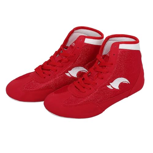 Alexchemia Ringerschuhe für Herren,Damen und Kinders,rutschfeste Kampfsportschuhe,Robuste Trainingsschuhe Geeignet Wrestling,Gewichtheben,Atmungsaktives Mesh,Kampfsport Schuhe(30-46EU) von Alexchemia