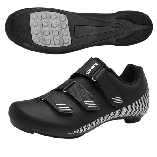 Alexchemia Unisex Urban Rennradschuhe,Verschleißfest Indoor-Cycling-Schuhe,Rennrad Schuhe Draussen,Herren Fahrradschuhe Damen,Schnallendesign,Genießen Sie bequemes Reiten im Freien von Alexchemia