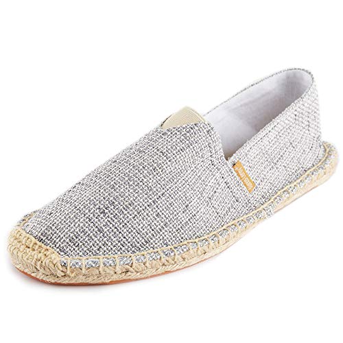 Alexis Leroy Espadrilles Damen Slip On Casual Espadryle Weiß 37 EU von Alexis Leroy