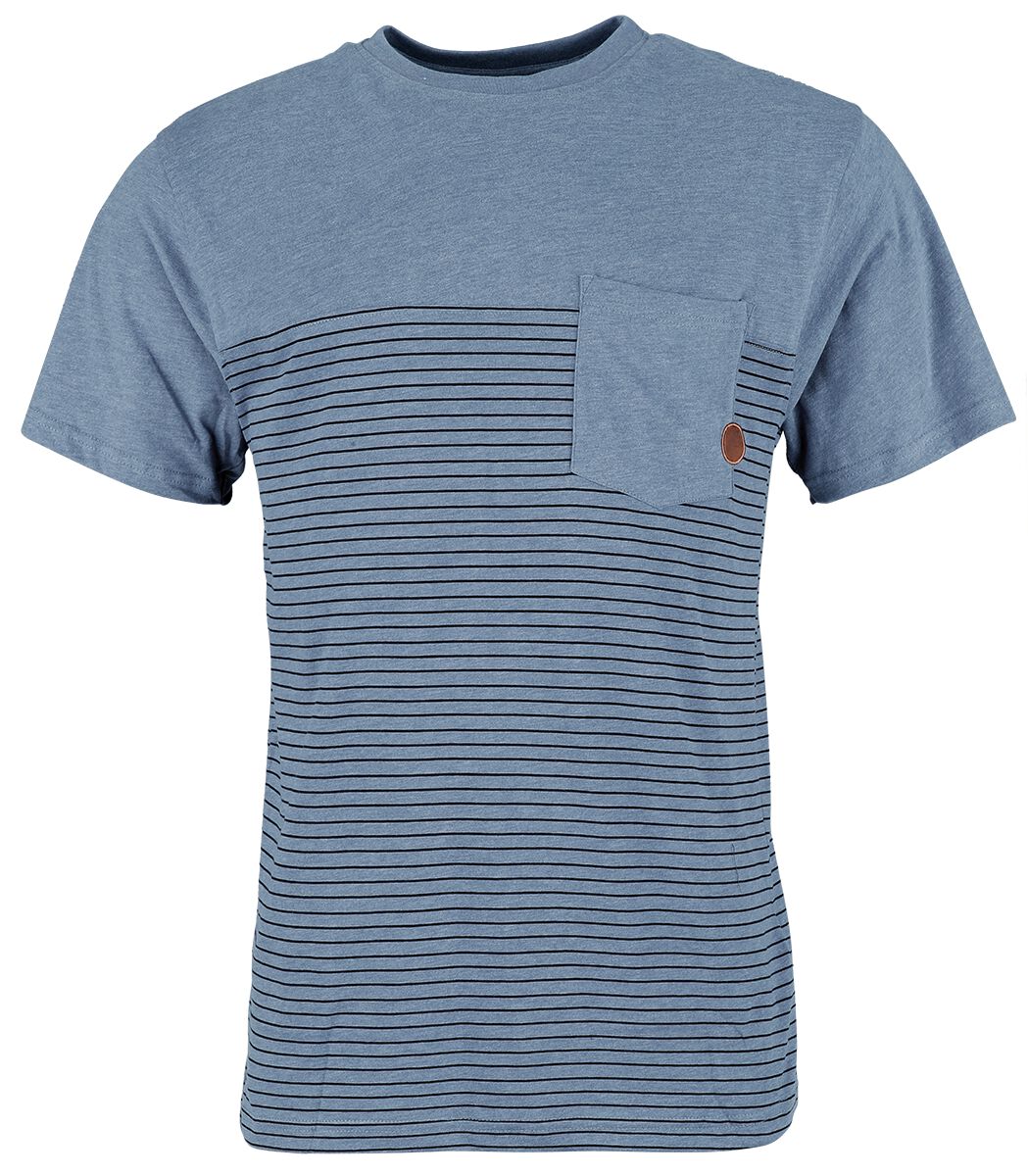 Alife and Kickin T-Shirt - LeopoldAK Z Shirt - S bis XXL - für Männer - Größe L - blau von Alife and Kickin
