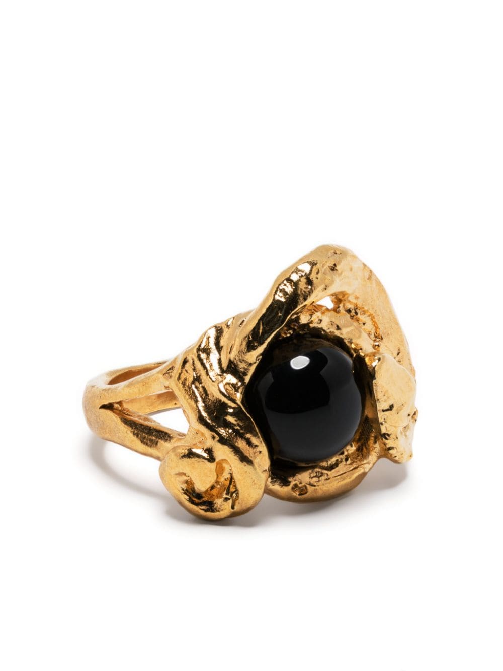 Alighieri The Captured Protection onyx ring - Gold von Alighieri