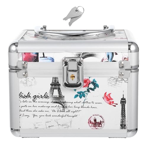 Alipis Cd-Hülle DVD-Halter Aufbewahrungsbox: DVD-Hüllen-Organizer Aus Aluminiumlegierung Mit Griff Cd-Halter Tragbarer Cd-Aufbewahrungsbehälter Kosmetik-Make-Up-Etui Für Zuhause Reisen Alipis Cd-Hülle DVD-Halter Aufbewahrungsbox: DVD-Hüllen-Organizer Aus Aluminiumlegierung Mit Griff Cd-Halter Tragbarer Cd-Aufbewahrungsbehälter Kosmetik-Make-Up-Etui Für Zuhause Reisen von Alipis