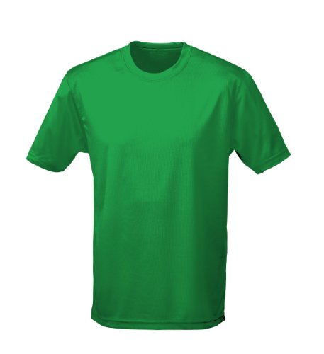 Just Cool - Atmungsaktives und schweißhemmendes T-Shirt, Kelly Green, L von All We Do Is