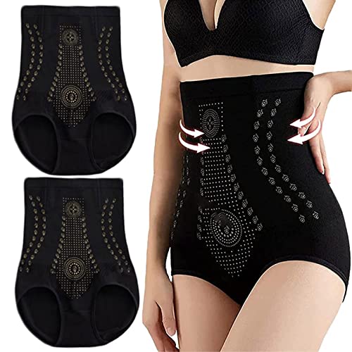 Allegorly Fiber Restoration Shaper Damen Butt Lifter Unterhose Hip Enhancer Shapewear Elastisch Body Shaper Bauchkontrolle Bauchweg Unterhose Ionstech Unique Hohe Taille Shapewear (#1 Black, L) von Allegorly