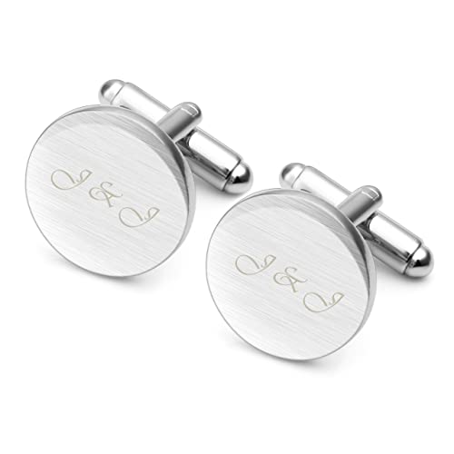 AllerPierce Personalisiert Manschettenknöpfe Herren mit Gravur 1 Paar Edelstahl Manschetten für Männer Geschenk zum Vatertag AllerPierce Personalisiert Manschettenknöpfe Herren mit Gravur 1 Paar Edelstahl Manschetten für Männer Geschenk zum Vatertag von AllerPierce