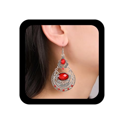 Allereya Boho Ethnische Tropfenohrringe Silberne Tribal Tropfenohrringe Rote Rubin Tropfenohrringe Fillgree Wassertropfen Ohrringe Ethnische Zigeuner Kronleuchter Ohrringe Schmuck Für Frauen Allereya Boho Ethnische Tropfenohrringe Silberne Tribal Tropfenohrringe Rote Rubin Tropfenohrringe Fillgree Wassertropfen Ohrringe Ethnische Zigeuner Kronleuchter Ohrringe Schmuck Für Frauen von Allereya