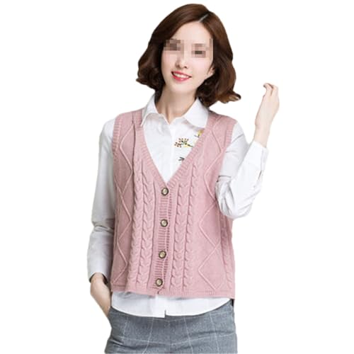 Alloaone Damen Pullover Weste V-Ausschnitt Stricken Ärmellos S Lässige Strickjacken Pullover Tops Alloaone Damen Pullover Weste V-Ausschnitt Stricken Ärmellos S Lässige Strickjacken Pullover Tops von Alloaone