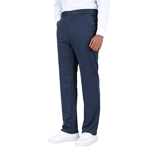 Allthemen Herren Anzughose Straight Stretch Businesshose Slim Fit Anzug Hose für Herbst Blau 30 von Allthemen