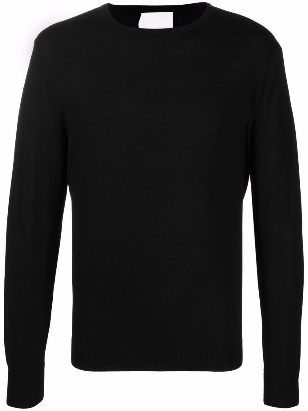 Allude Fein gestrickter Pullover - Schwarz von Allude