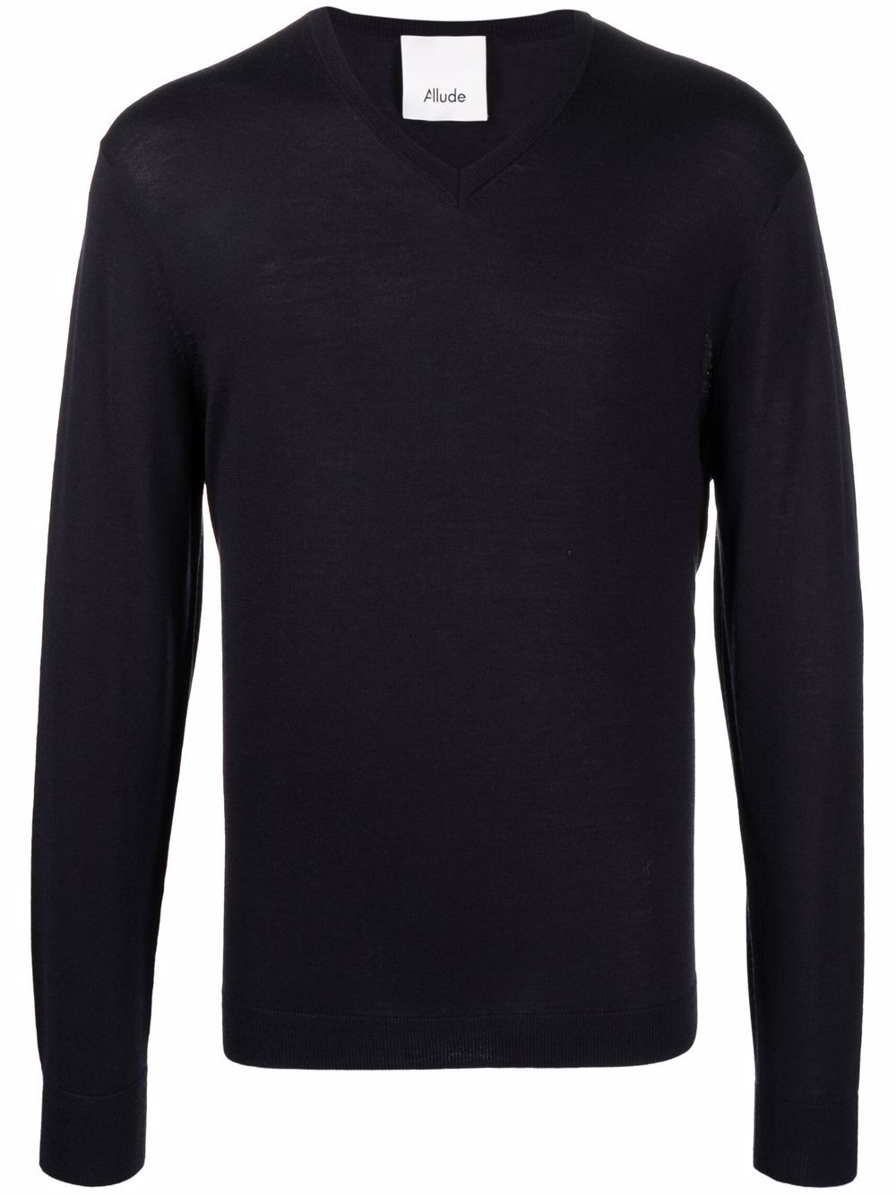 Allude Pullover mit V-Ausschnitt - Blau von Allude