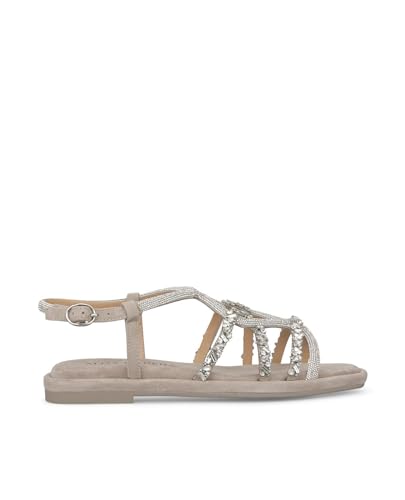 Alma en Pena V240828 Sandalen, geflochten, Veloursleder, beige, 41 EU von Alma en Pena