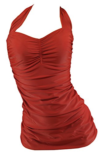 Aloha-Beachwear Damen Badeanzug A3020 Rot Gr. 36 von Aloha-Beachwear