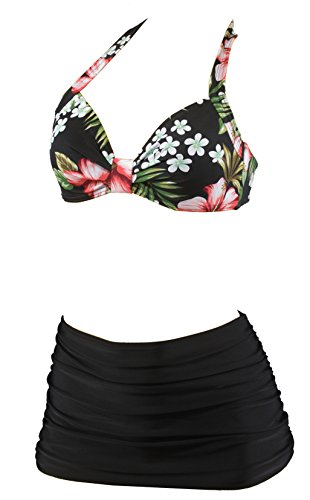 Aloha-Beachwear Damen Bikini A1021 Mehrfarbig Gr. 36 von Aloha-Beachwear