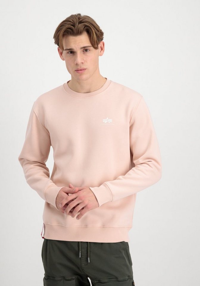 Alpha Industries Sweater ALPHA INDUSTRIES Men - Sweatshirts Basic Sweater Small Logo von Alpha Industries